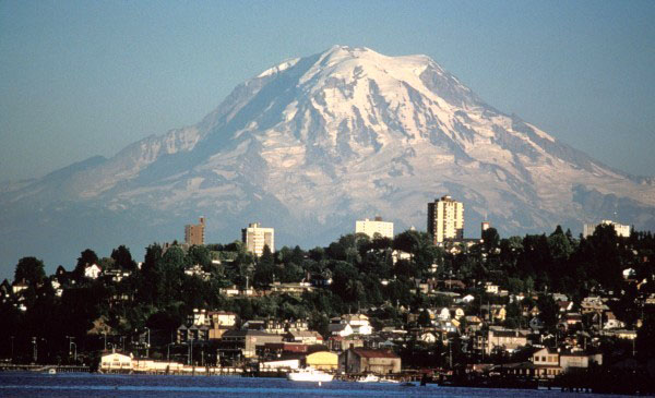 Mount Rainier from Tacoma
